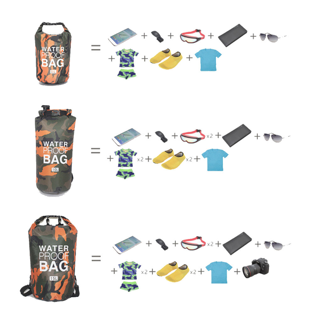 Wasserdichter Packsack 5L 10L 15L Dry Bag ideal für SUP Boards günstig  kaufen » SUP-Boards24