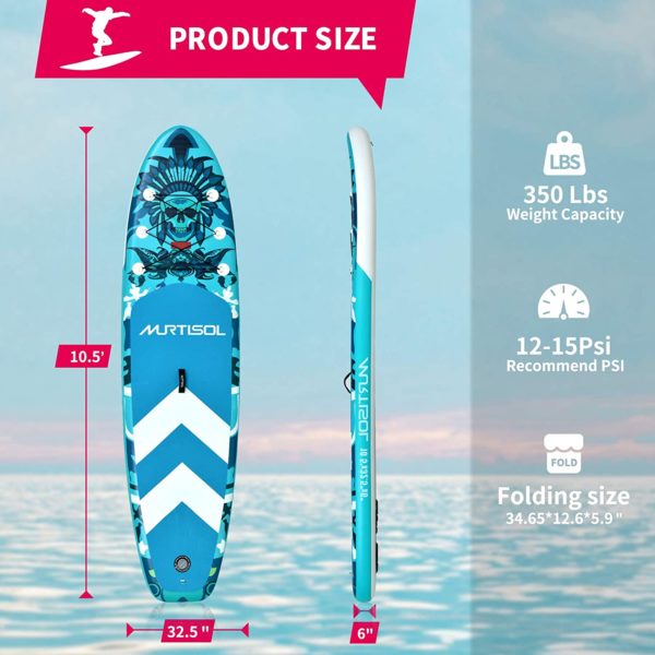 MURTISOL 10'5 Allround Stand Up Paddle Board – Bild 3