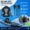 Kajak-Set für SUP-Boards bestehend aus Paddel & Sitz