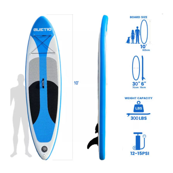 GUETIO 10' Allround Stand Up Paddle Board Comet – Bild 3