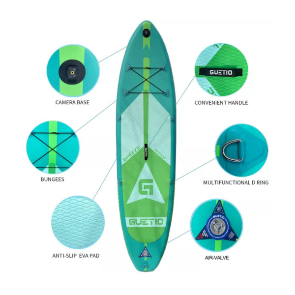 GUETIO 10'4 Allround Stand Up Paddle Board Breeze – Bild 4