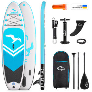 Seagull SUP Board mit Carbon Paddel