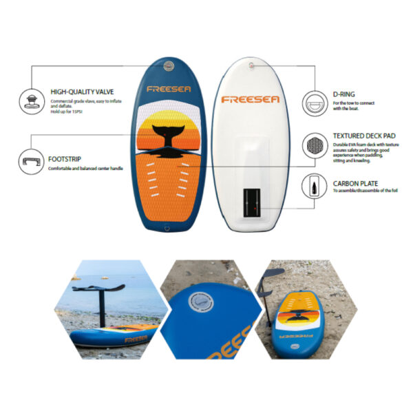 FREESEA iFoil Whale Inflatable Wingfoil Board – Bild 3