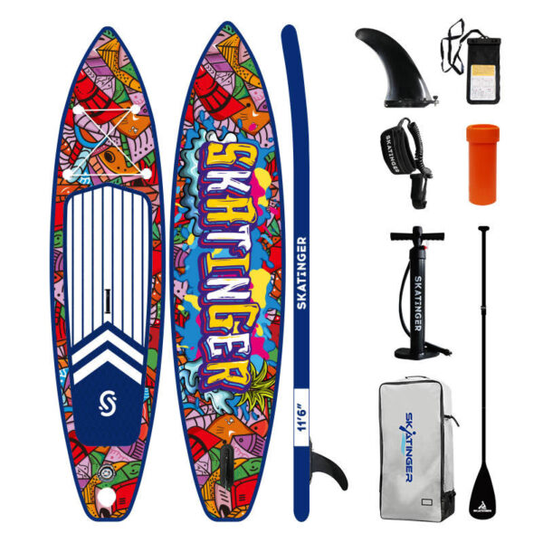 SKATINGER Graffiti Touring SUP Board – Bild 2