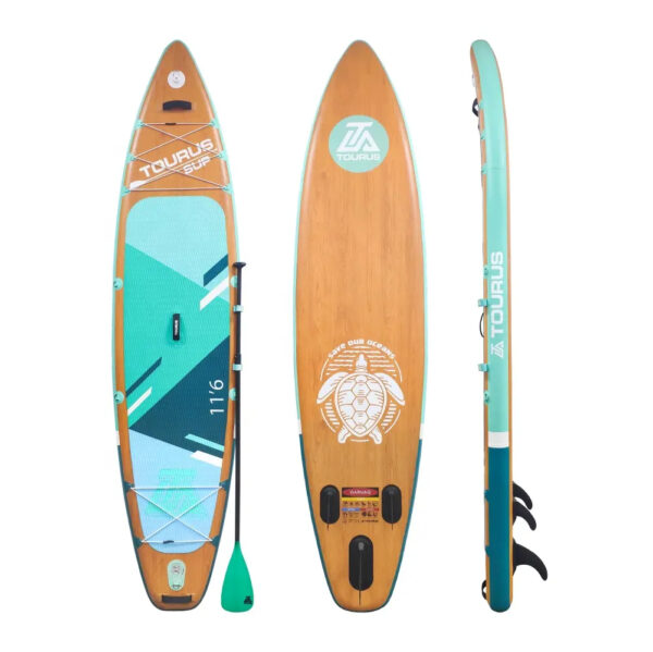 TOURUS 11'6 Touring Wooden Stand Up Paddle Board – Bild 2