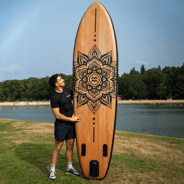 Matchu Sports SUP Board – Wooden Mandala Edition – Bild 2